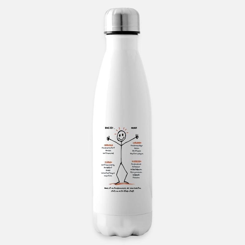 Das ist Noah Familienzauber - Isolierflasche - Weiß