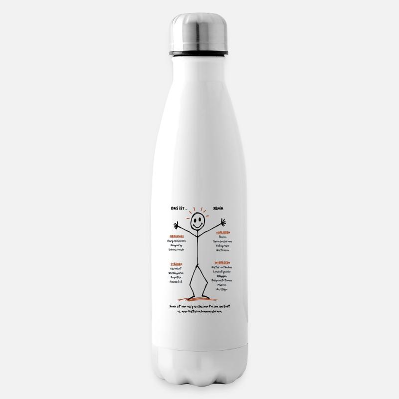 Das ist Xenia Abenteuer - Isolierflasche - Weiß