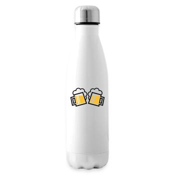 2 bavarois originaux ensemble (2) - Bouteille isotherme - blanc - Droite