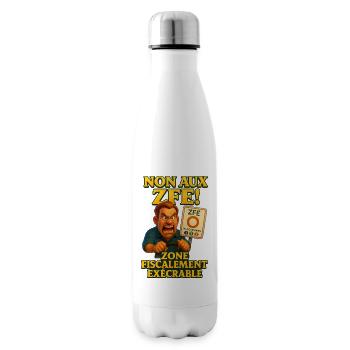 NO TO LEZS! (Anger) - Insulated Water Bottle - white - Right