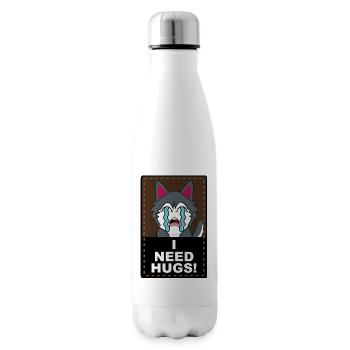 Need Hugs - Insulated Water Bottle - white - Right