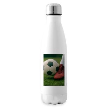 Sport - Football - Insulated Water Bottle - white - Right