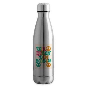 Wir lieben den Bodensee - Isolierflasche - Lightsilver - Rechts