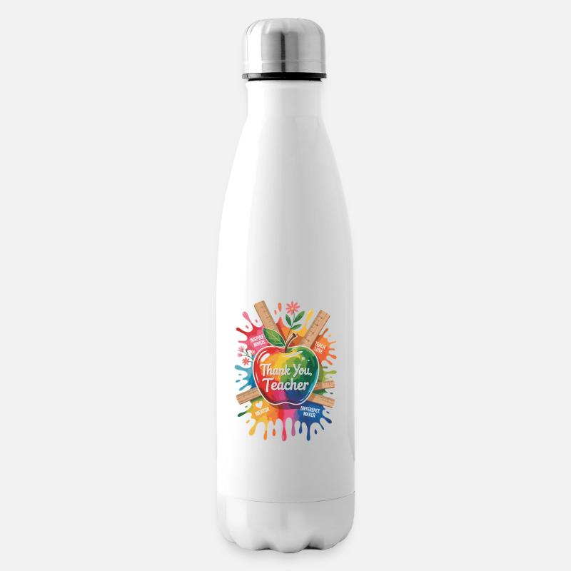 Merci professeur : Sincère appréciation - Bouteille isotherme - blanc