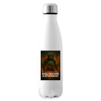 earth wants revenge - Insulated Water Bottle - white - Right