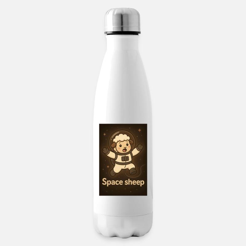 Space sheep - Insulated Water Bottle - white