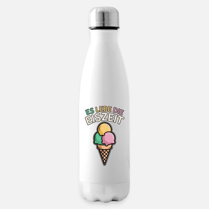 Es lebe die Eiszeit - eiscreme - Isolierflasche - Weiß