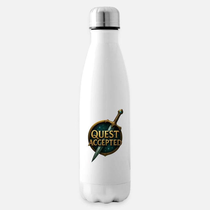 Quest_Accepted - Bouteille isotherme - blanc