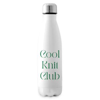 Cool knit club. Cooler Strick Club. - Isolierflasche - Weiß - Rechts