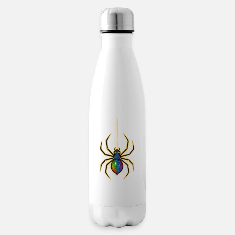 Galaktischer Spinnenanhänger - Isolierflasche - Weiß