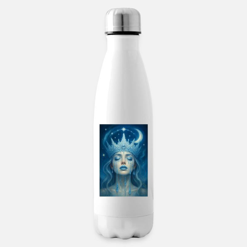 Eisige Mondkönigin - Isolierflasche - Weiß
