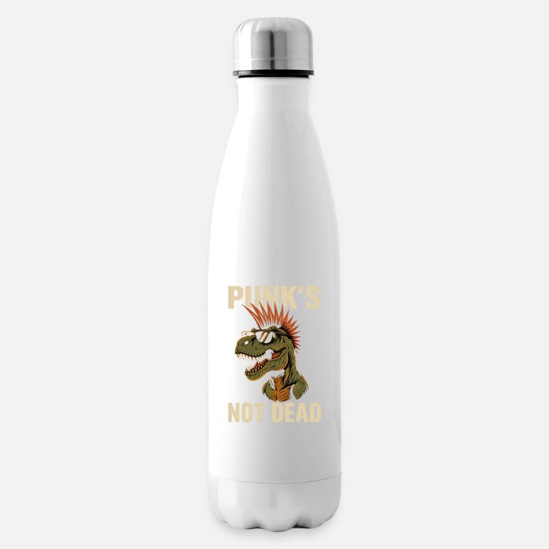 Punk T-Rex - Bouteille isotherme - blanc