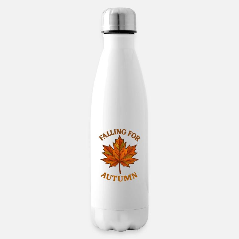 Falling for Autumn - Isolierflasche - Weiß