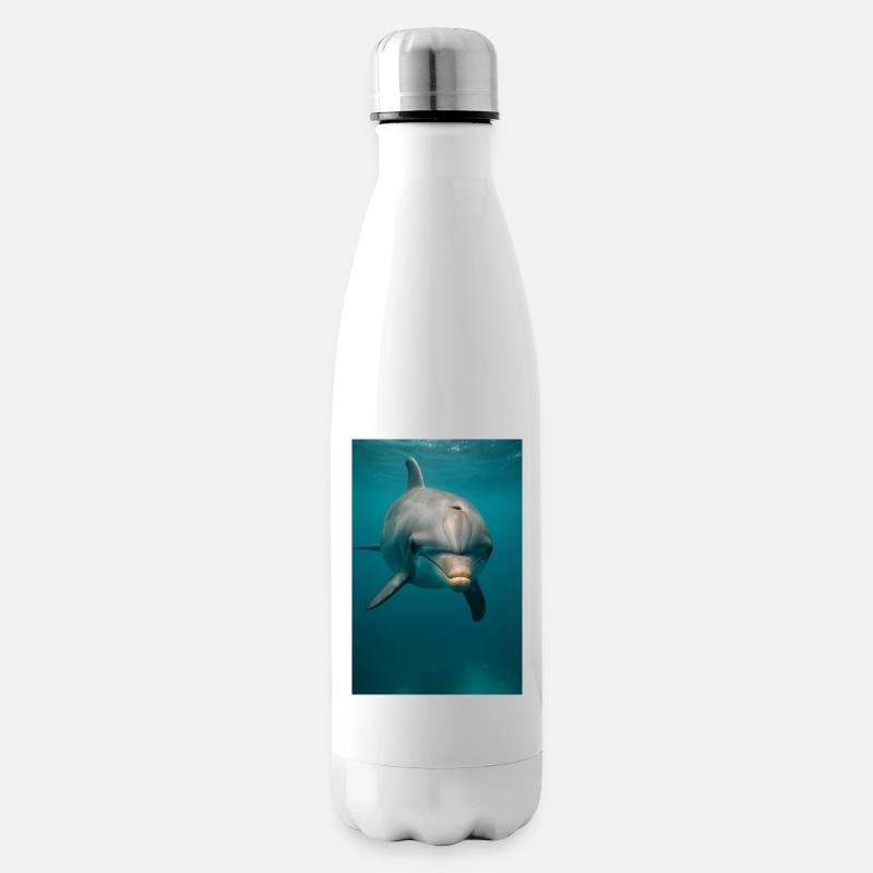 Tiere - Delfin - Isolierflasche - Weiß