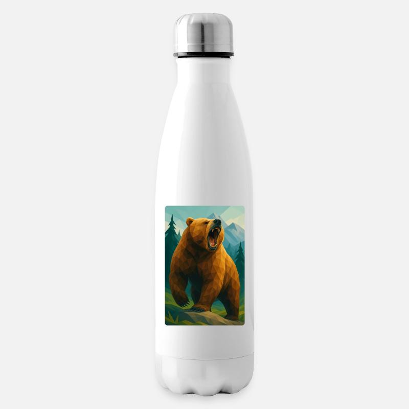 Polynature Grizzly - Insulated Water Bottle - white