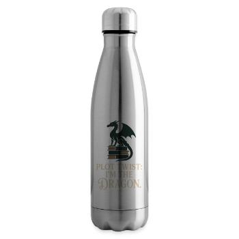 Booktok Fantasy Bookish Humor Geschenk Für - Isolierflasche - Lightsilver - Rechts