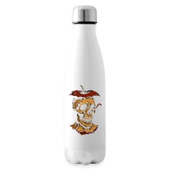 Dark Apple Skull - Insulated Water Bottle - white - Right