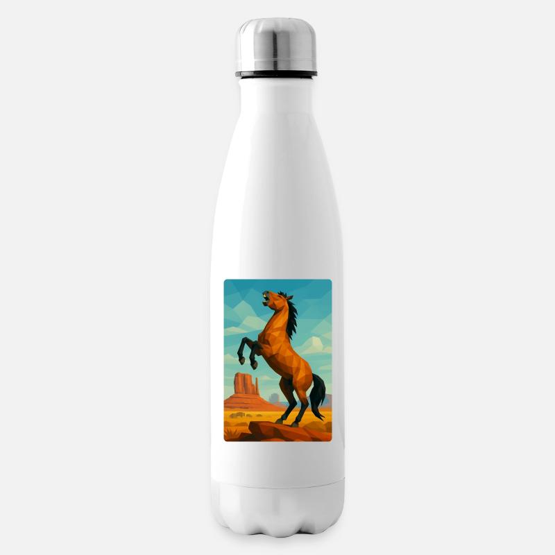 Polynature Cheval Sauvage - Bouteille isotherme - blanc