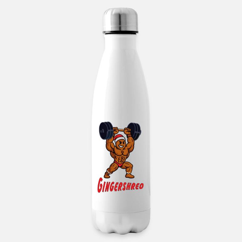 Culturisme Gingershred - Bouteille isotherme - blanc