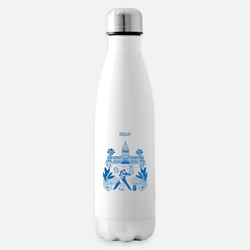 Uruguay Kapitol Tango - Isolierflasche - Weiß
