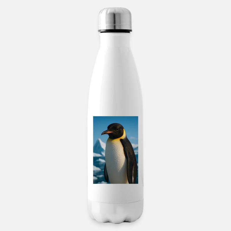 Arctic Penguin - Insulated Water Bottle - white