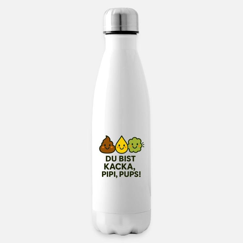 Du bist... - Isolierflasche - Weiß
