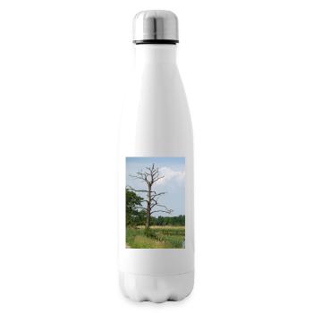 Abandoned tree by the water - Insulated Water Bottle - white - Right