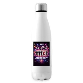 Be yourself at all times - Insulated Water Bottle - white - Right