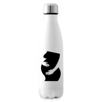 Grossesse, bébé - Bouteille isotherme - blanc - Droite
