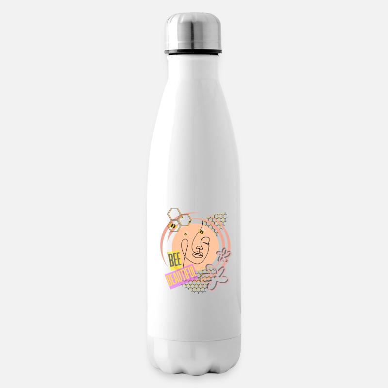 Bee beautiful - Insulated Water Bottle - white
