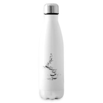 walk the path - Insulated Water Bottle - white - Right