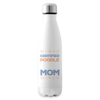 Zertifizierte Pudel-Mama - Isolierflasche - Weiß - Rechts