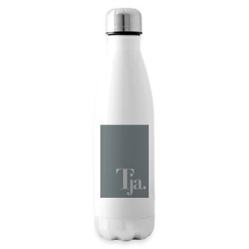 Typographic poster "Well." - Insulated Water Bottle - white - Right
