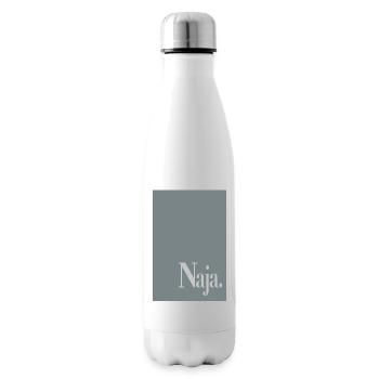 Typography Poster Well. - Insulated Water Bottle - white - Right