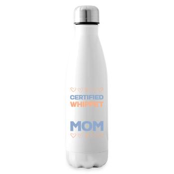 Zertifizierte Whippet Mama - Isolierflasche - Weiß - Rechts