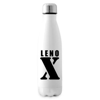 Lenox – First Name Design | Minimal Typography - Isolierflasche - Weiß - Rechts