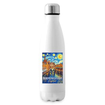 Birmingham, England - Insulated Water Bottle - white - Right