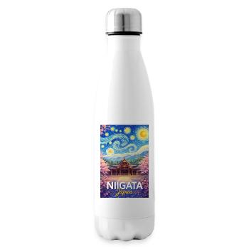 Niigata, Japon - Bouteille isotherme - blanc - Droite