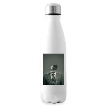 Monitored Minimal Surveillance Poster - Insulated Water Bottle - white - Right