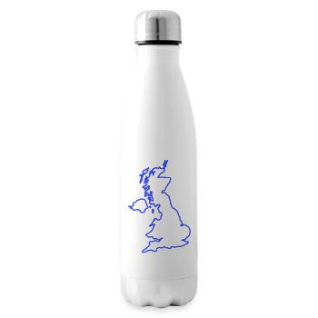 england_country_umriss - Bouteille isotherme - blanc - Droite