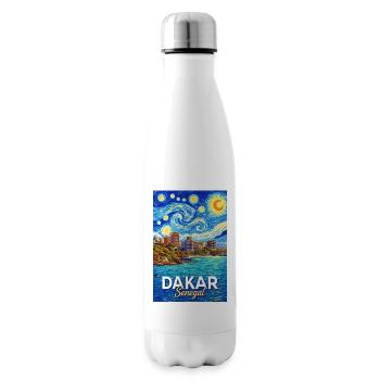 Dakar Senegal Sternenhimmel Küste - Isolierflasche - Weiß - Rechts