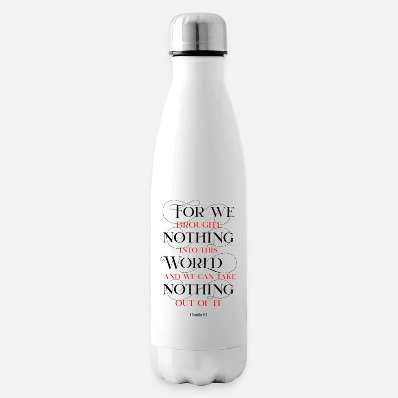 Take Nothing - Isolierflasche - Weiß
