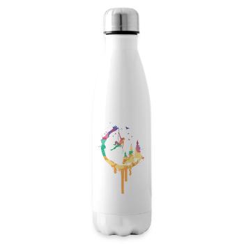 Farbenkreis der Bergsteiger - Isolierflasche - Weiß - Rechts