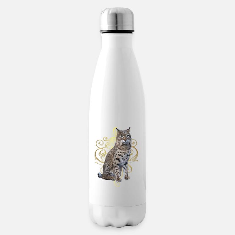 Luchs - Isolierflasche - Weiß