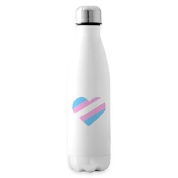 Trans-Herz - Isolierflasche - Weiß - Rechts
