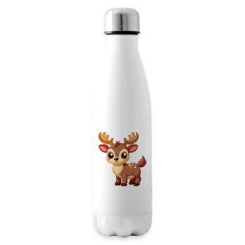 Süßer Babyelch - Isolierflasche - Weiß - Rechts