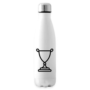trophée - Bouteille isotherme - blanc - Droite