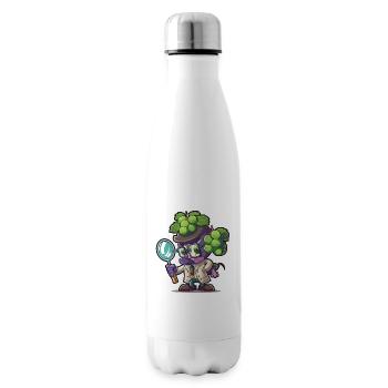 Solving juicy mysteries - Insulated Water Bottle - white - Right