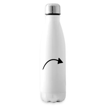 arrow - Insulated Water Bottle - white - Right