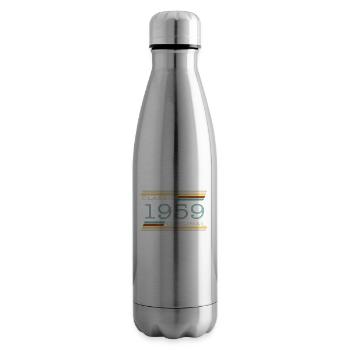 Vintage 1959, Classic, Original - Insulated Water Bottle - silver - Right